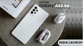 Samsung Galaxy A52 5G India Launch | Samsung A52 5G Price, Connectivity, Camera, Specs & First Look