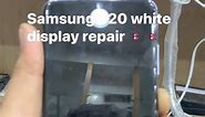 Samsung S20 white display repair #rhythmrefurbhub #displyflexreplacement #kathmandu | Rhythm Refurb Hub
