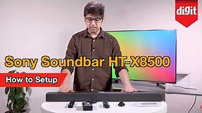 How to Setup the Sony HT-X8500 Soundbar