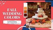 Fall Wedding Colors 🍁💍 Wedding Trends | BalsaCircle.com