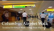 Columbus Airport Terminal B Virtual Walk - Ohio State Buckeyes Football- Airport, Columbus Ohio