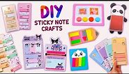 8 DIY STICKY NOTE CRAFTS - Kuromi Sticky Note - Handmade Cute School Supplies