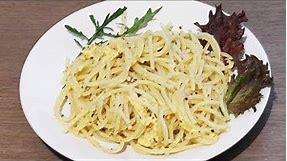 Spaghetti With Cheese And Walnuts - Recipe For Lacto-Ovo Vegetarians