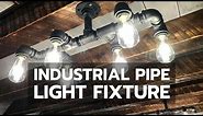 DIY INDUSTRIAL PIPE LIGHT FIXTURE