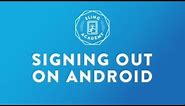 SLING TV: Sign Out on Android