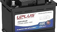 UPLUS BCI Group 49 Car Battery, AGM-L95-UP Maintenance Free 12V 95Ah Premium AGM Batteries H8 L5 Automotive Battery, 900CCA, 160RC