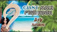 DIY Giant Moana Maui Fish Hook Make Tutorial