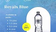 Special December OFfer Royals Blue Bottled Drinking water Plant Chakora Chakwal #mineralwater #RoyalsBlue #discount #50%OFF #waterbottle @ghufran 144