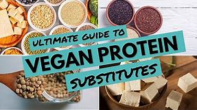 Ultimate Guide to Vegan Protein Substitutes | BEST Vegan Protein Sources