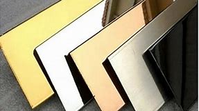 Gold Finish Stainless Steel Sheet
