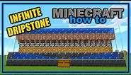 Minecraft Easy Pointed Dripstone Farm (Java & Bedrock/MCPE 1.18) | Easy Minecraft Tutorial