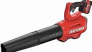 CRAFTSMAN 20V MAX Cordless Leaf Blower, Battery & Charger Included (CMCBL720M1) Red