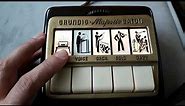 Grundig Majestic Baton, 1950's wired remote control for the Grundig 2035 3D sound radio and others.