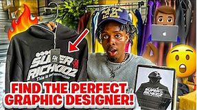 How To Find The PERFECT GRAPHIC DESIGNER For Your CLOTHING BRAND