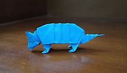 How To Make Origami Armadillo Step By Step