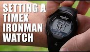 How to Set a Timex Ironman Triathlon Watch