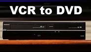 VCR to DVD Recorder Combo