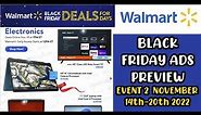 Walmart Black Friday Ad Preview Event 2 November 14th-20th 2022