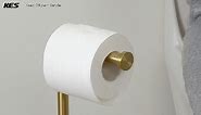 KES Gold Toilet Paper Holder Free Standing BPH283S1-BZ