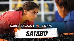FLORES SALAZAR Nayely Ayary vs SIERRA Judith. Pan American Sambo Championships 2023