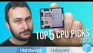 Top 5 Best CPUs of 2023