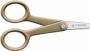 Fiskars 5" ReNew Micro-Tip Fabric Scissors - Double Loop Handle - Sewing and Craft Scissors - Recycled