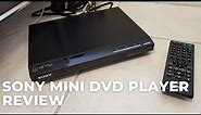 Sony Mini DVD Player Review (DVPSR510H)