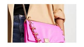 ALDO Zoi chain detail crossbody bag in hot pink  | ASOS