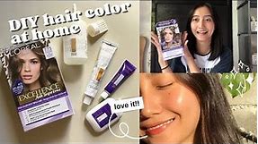 diy hair color using the loreal excellence ash supreme + champagne ash | marla lyn ♡