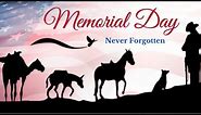 Memorial Day: Remembering Animals Who Served