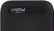 Crucial X6 4TB Portable SSD - Up to 800MB/s - PC and Mac - USB 3.2 USB-C External Solid State Drive - CT4000X6SSD9