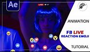 After effects Tutorial - Facebook Live Emoji Animation with FOAM