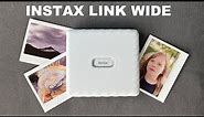 Fujifilm INSTAX Link WIDE Unboxing and Setup