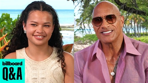 Dwayne Johnson & Catherine Laga'aia Sing Disney Songs & Talk Live-Action ‘Moana’ | Billboard News