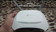 HOW TO CHANGE WIFI NAME AND PASSWORD IN TP-LINK WIFI ROUTER