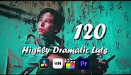Free 120 Highly Dramatic Luts | How To Use Luts In Premiere Pro