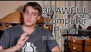 30 AWFUL Computer Puns in LESS THAN 2 MINUTES! | ColorfulPockets