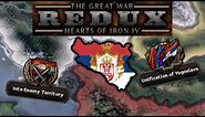 Defeating the Austrians as Serbia in Great War Redux | Hearts of Iron IV