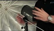 How to put a 7' Parabolic Umbrella on an Elinchrom Light
