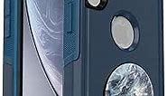 Bundle: OtterBox COMMUTER SERIES Case for IPhone XR - (BESBOKE WAY) + PopSockets PopGrip - (BLUE MARBLE)