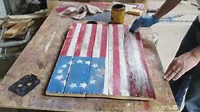 Distressed American Flag Project: Faded Glory