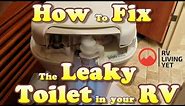 Thedford RV Toilet How to replace a leaking valve 31705 | Thetford RV Toilet Repair