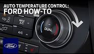 F-150 Dual-Zone Electronic Automatic Temperature Control | Ford How-To | Ford