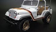 1981 Jeep CJ5 Golden Hawk 1/25 Scale Model it Build How To Assemble Paint Dashboard Frame Tires