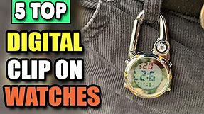 Best Digital Clip on Watches, Carabiner Watch Waterproof