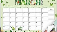 GuassLee Desk Calendar 2024-2025, Monthly Calendar 2024, 18-Month School Year Calendar, 2024 Jul - 2025 Dec, 17"x11.5" Large Desk Planner with Corner Protectors, Ample Blocks ＆ Notes for Home Office