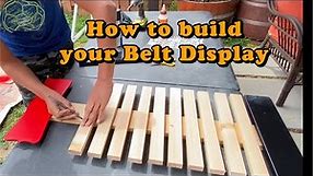 DYI Belt Display step by step easy and economical. Taekwondo, karate or any Martial Arts.
