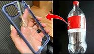 how to make phone cover at home | Using Coca-Cola plastic bottle | how to make mobile cover at home