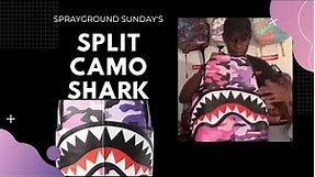 Sprayground Sunday's Split Camo Shark