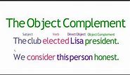 Lesson 09 The Object Complement - SimpleStep Learning